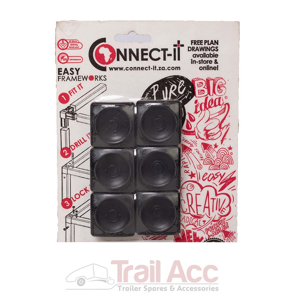 POS_38-SQ-END-B-CRD 38mm Sq end Black - Image 1