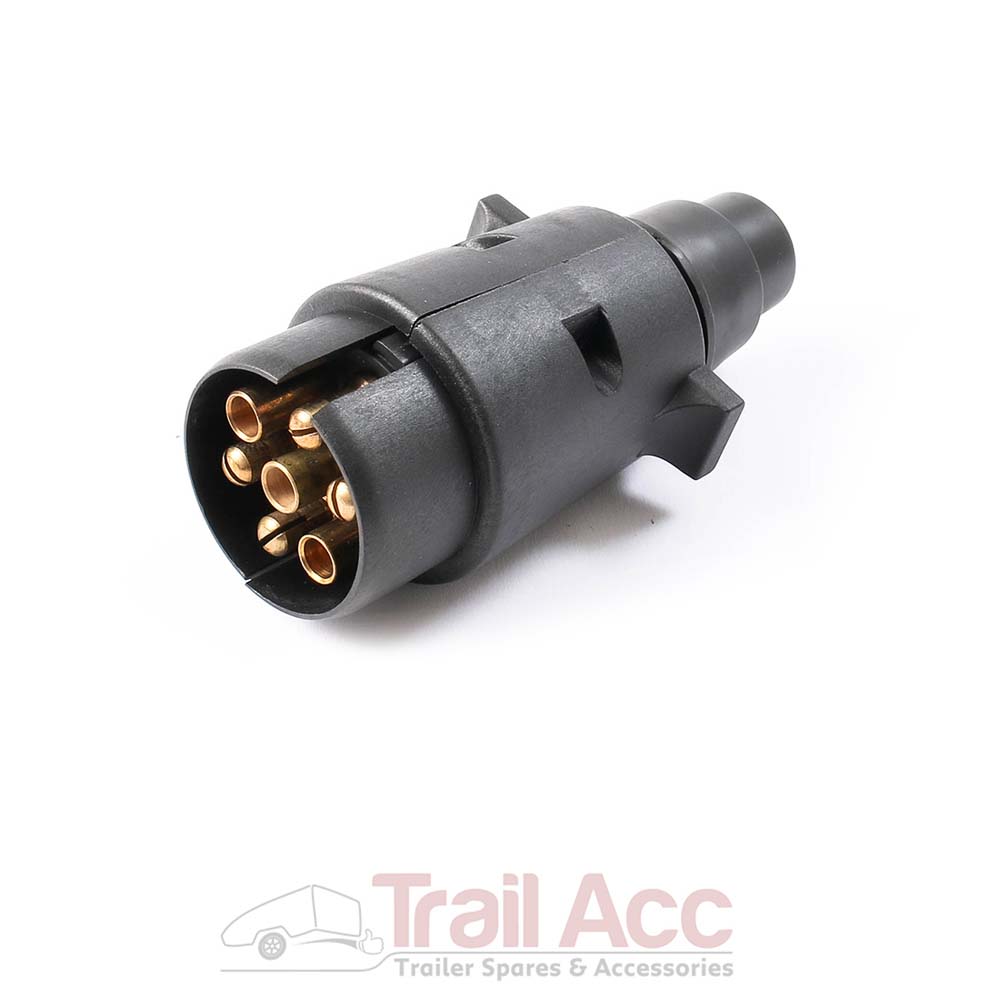 POS_88218P 7 Pin Male Plug Plastic - Image 1