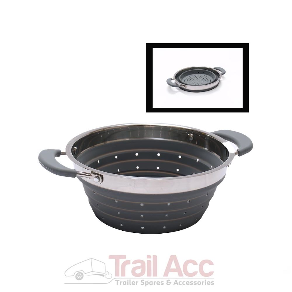 POS_COLLANDERCORRECT Collapsible colander 20x3.5/9.5cm - Image 1