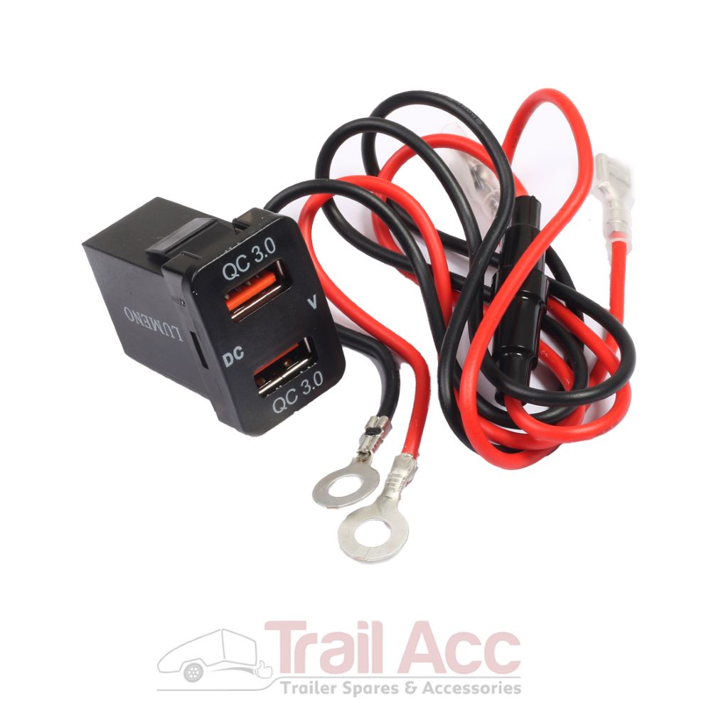 POS_DualUSB&VOLTmetre Dual USB & Volt Meter - Revo - Image 1