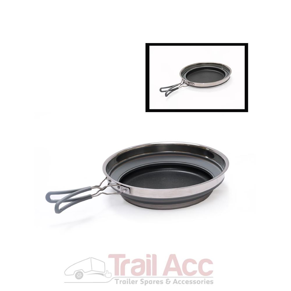 POS_FRYINGPANCORRECT Collapsible frying pan grey - Image 1