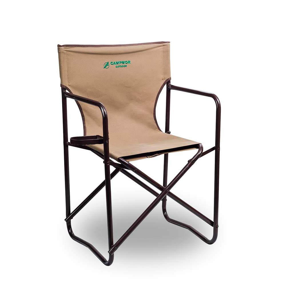 POS_S0655 Chair Campmor Directors with Glass Rest + Side Pocket Full back 22mm Frame (Powder Coated) 1.2mm Wall Thickness - Image 1