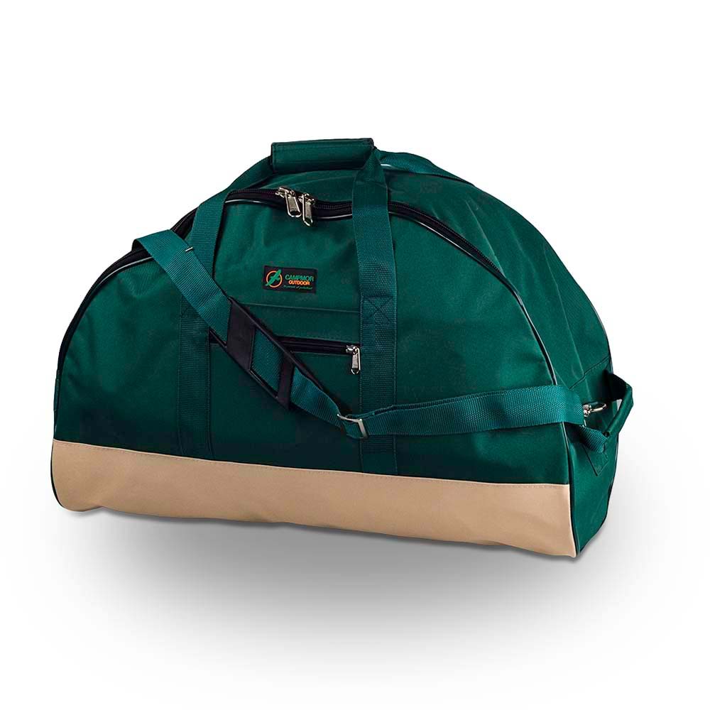 POS_TB001G Travel Bag Campmor Half Moon Green (Silver Fittings) - Image 1