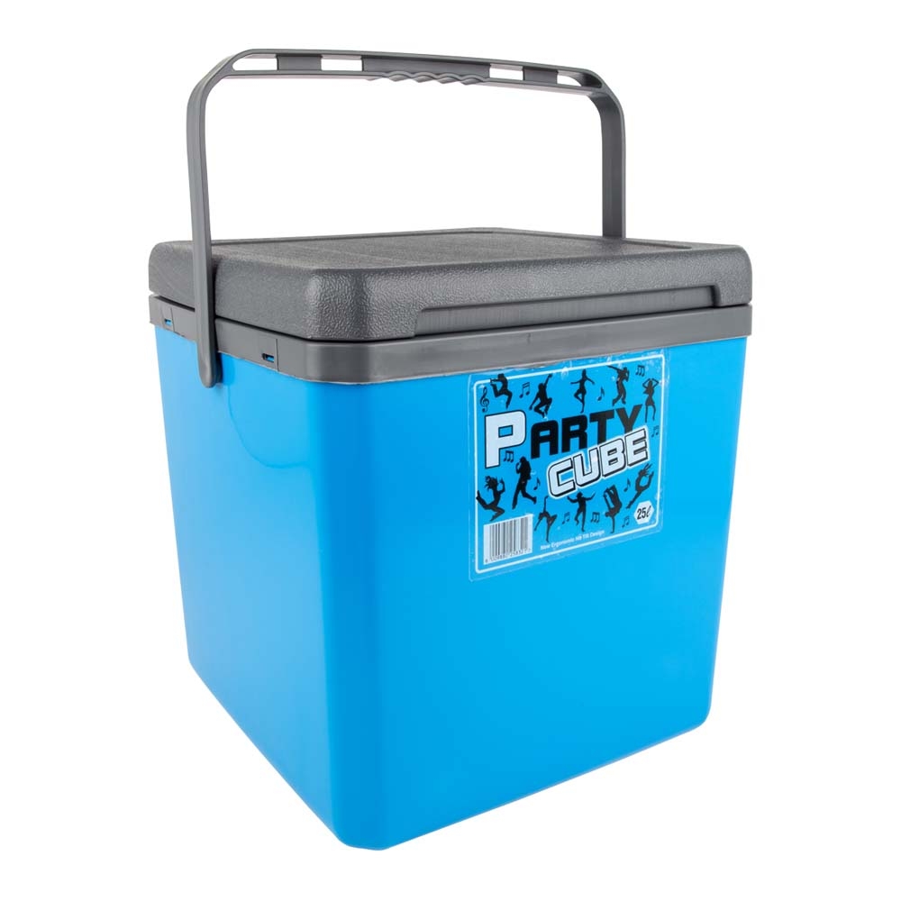 POS_V0333083 Cooler Box Party Cube 25L Blue - Image 1