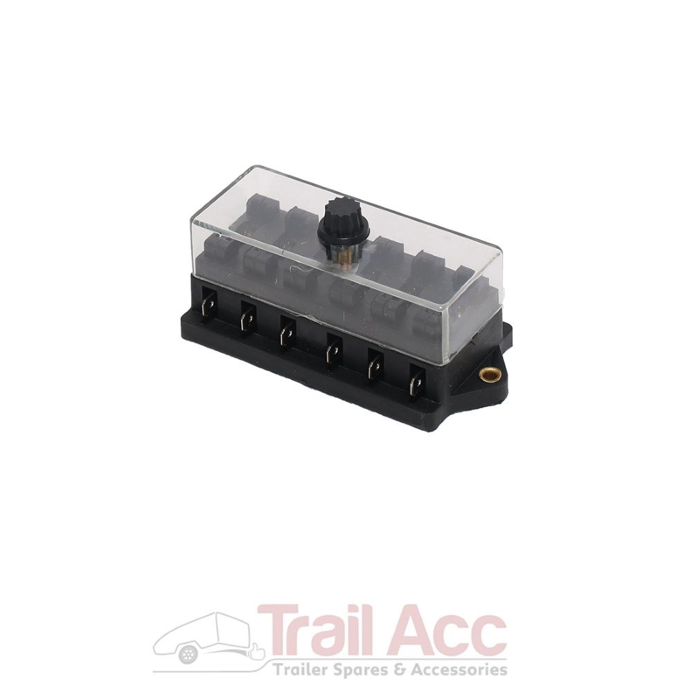POS_6WAYFUSEBOX 6 Way Blade Fuse Box - Image 1