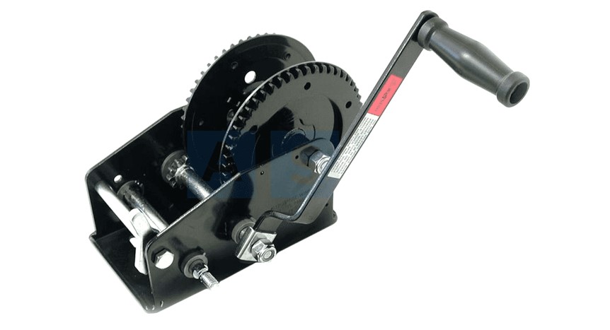 POS_3200LB Hand Winch Double Gear 3200LBS - Image 1
